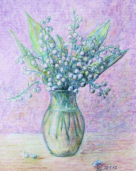 Изо восковыми мелками