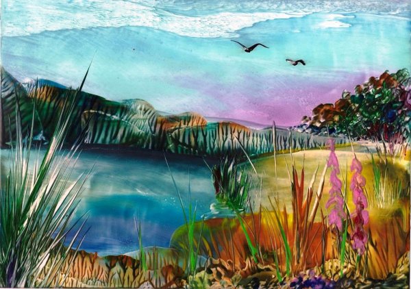 Энкаустика восковые мелки