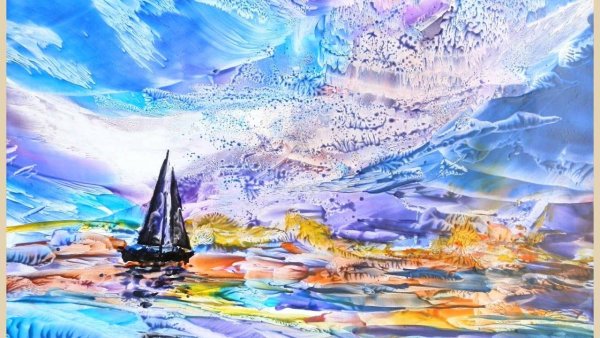 Картины техника энкаустика