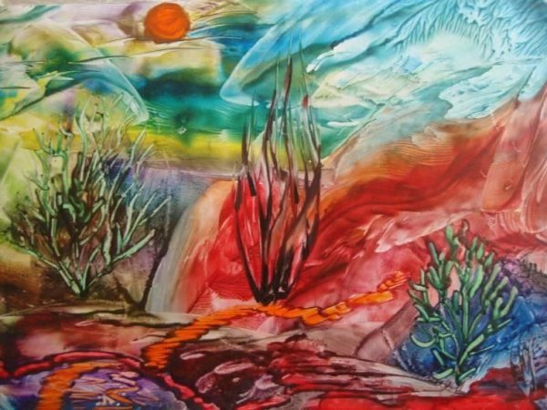 Энкаустика восковые мелки