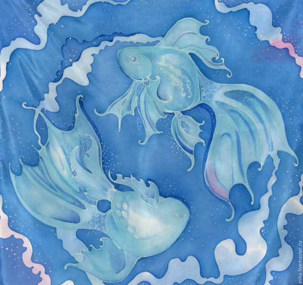 Лес акварелью