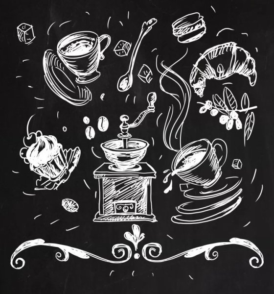Кофейня рисунок