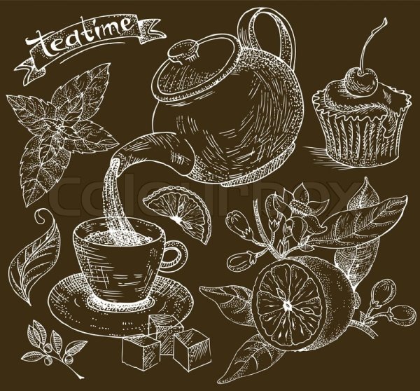 Чай в графике