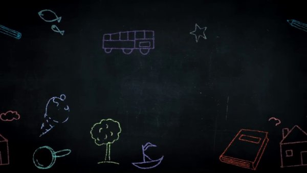 Рисунки мелом