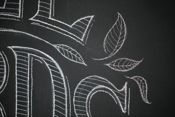 Рисунки мелом