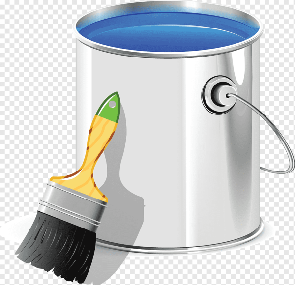 Ведро с краской