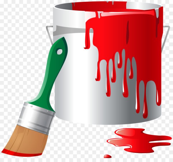 Ведро с краской