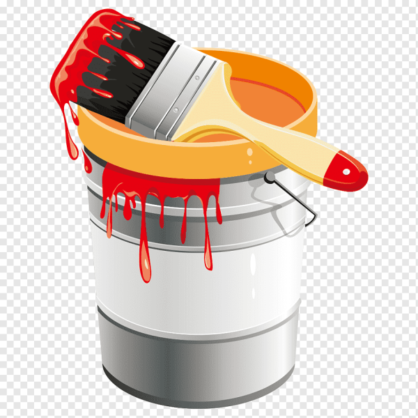 Ведро с краской