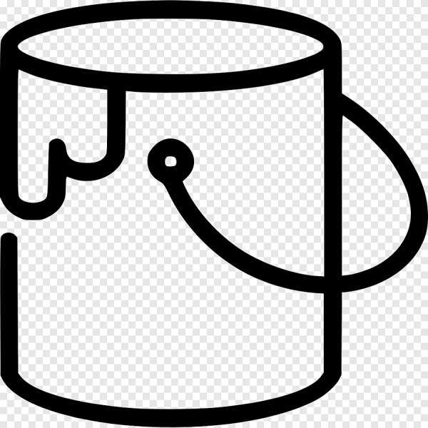 Банка краски вектор