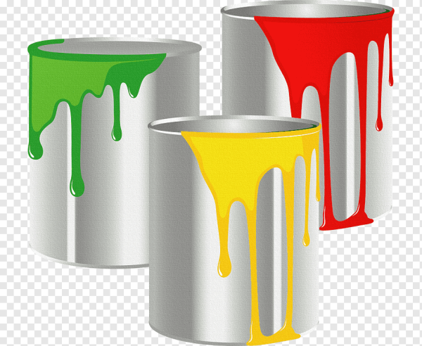 Ведерко с краской