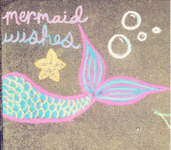 Легкие рисунки мелом