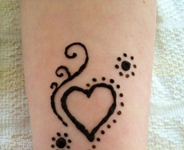 Милые рисунки хной