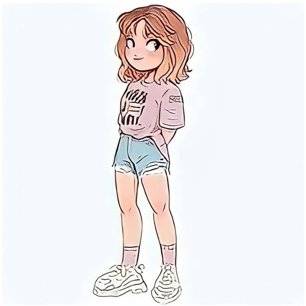 Мультяшные девочки в полный рост