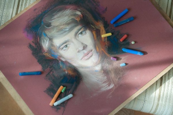 Детская прическа карандашом