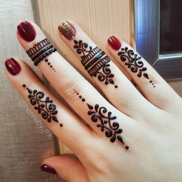 Узоры хной легкие для детей