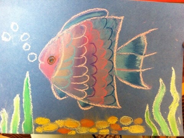 Рыбка мелками