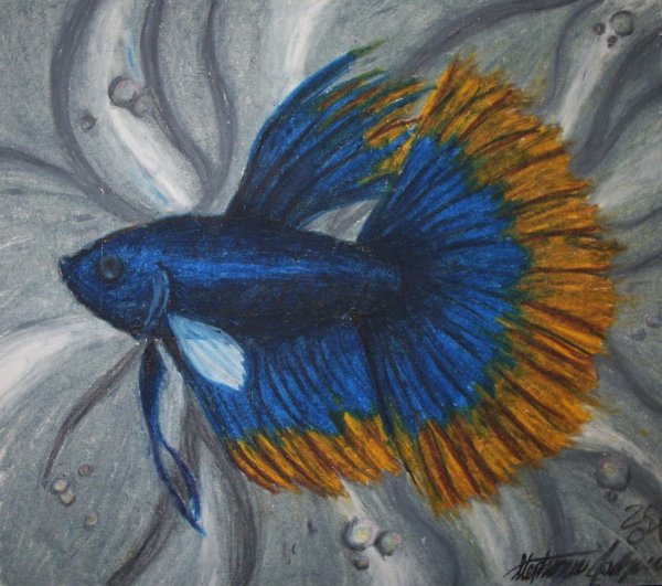 Рисунок пастелью для детей