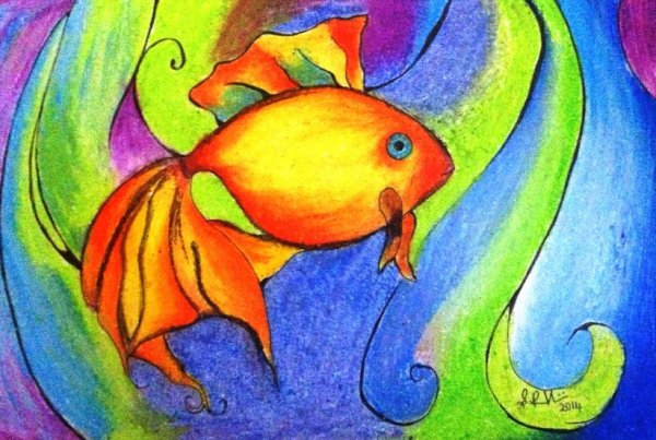 Рисование для детей подводный мир акварель и гуашь