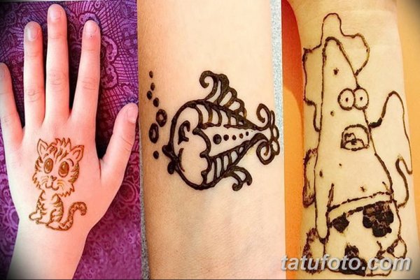 Тату маленькие для рисования хной для мальчиков