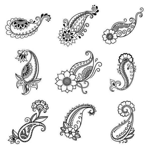 Мехенди эскизы для начинающих