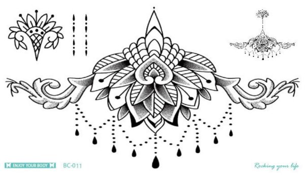 Мехенди на пояснице эскизы