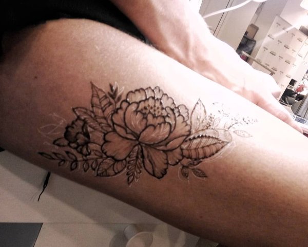 Джагуа гель на ноге