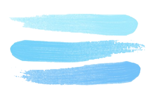 Мазок кисти голубой