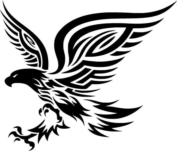 Тату Сокол трайбл