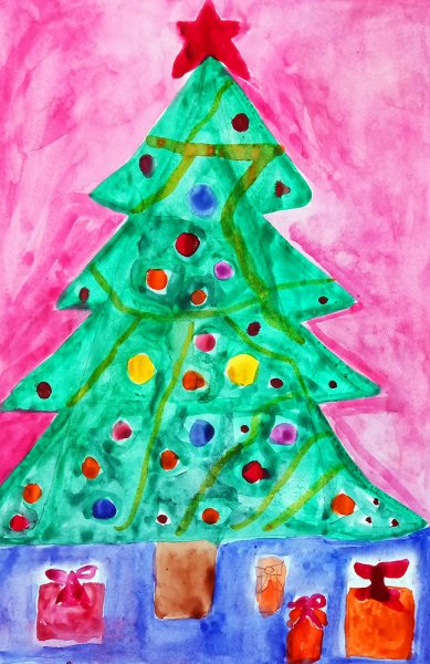 Елка рисунок