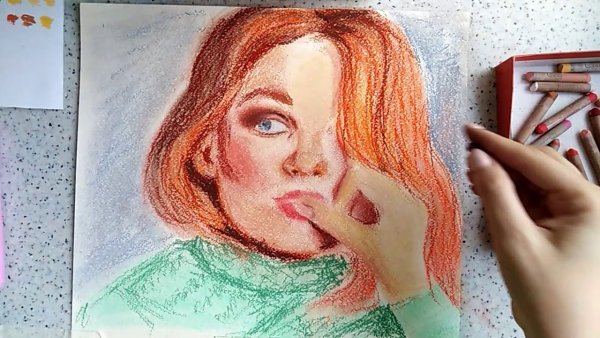 Рисование пастелью мастер класс для начинающих портрет