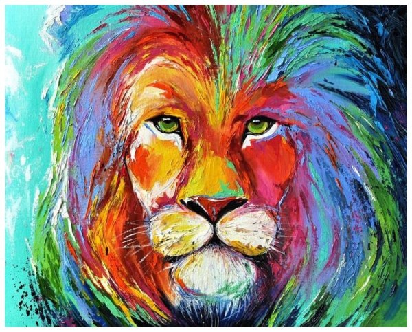 Лев цветной