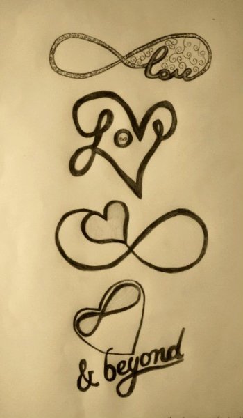 Рисунки хной бесконечность