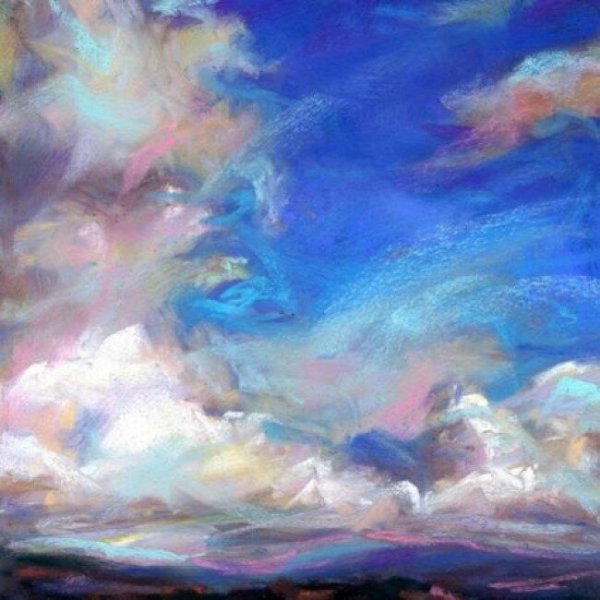 Небо масляной пастелью