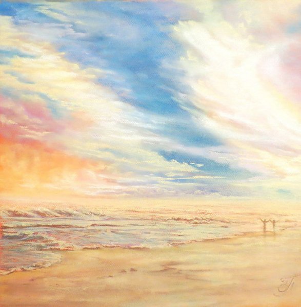 Пейзаж в пастельныхттонах