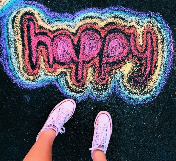 Идеи для рисунков мелками