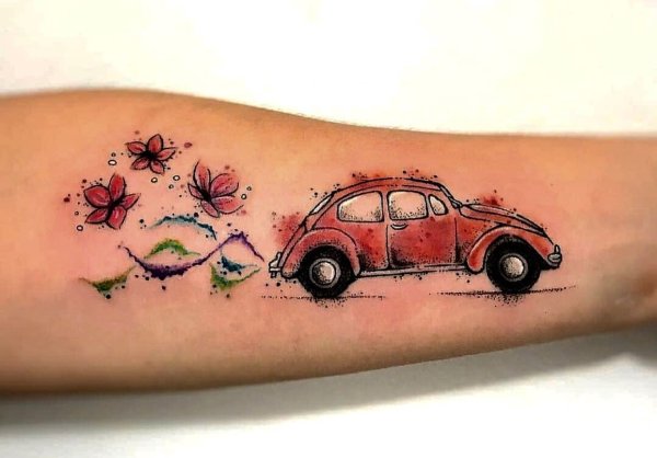 Тату Фольксваген Жук