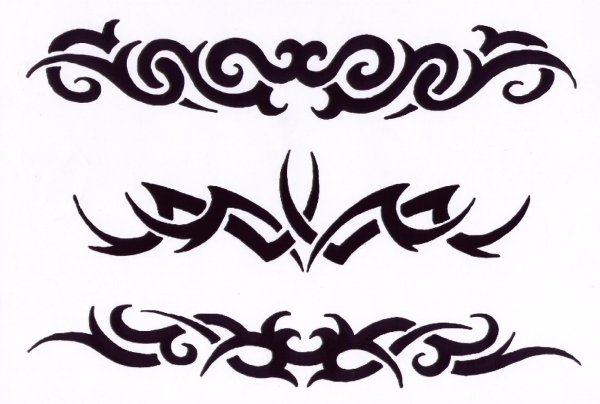 Кельтский трайбл браслет эскиз