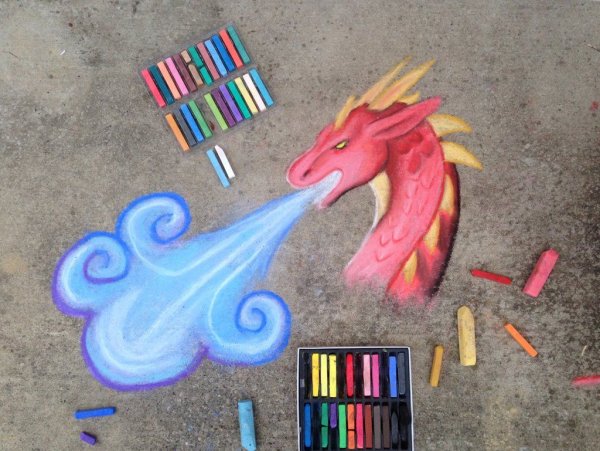 Масляная пастель мастер класс