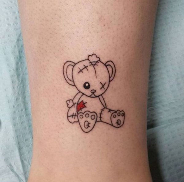 Тату плюшевый мишка
