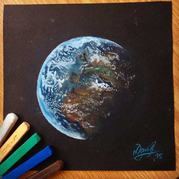 Земля пастелью