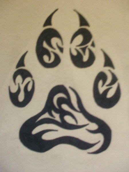 Стилизованная Волчья лапа