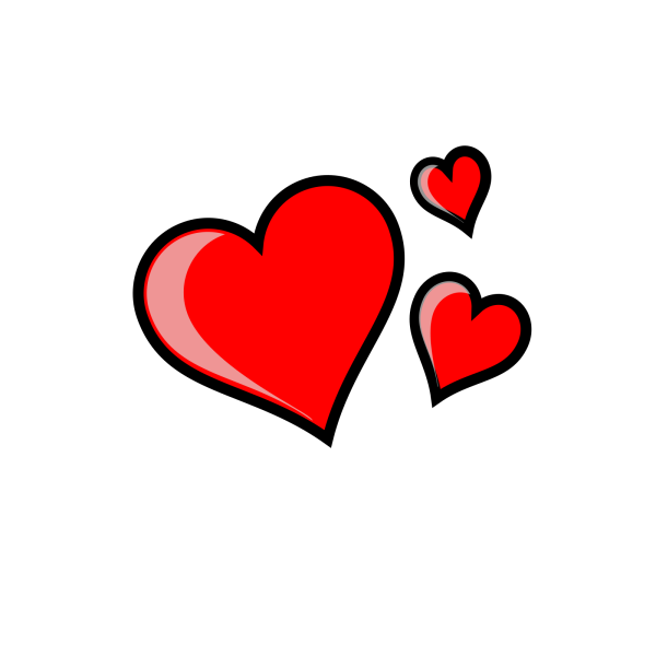 Небольшие рисунки с сердечками