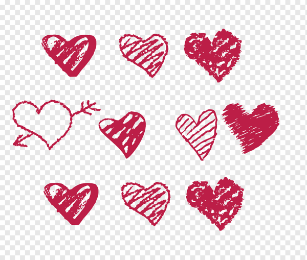 Сердечко мелом