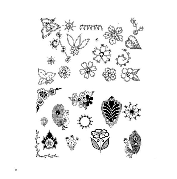 Маленькие рисунки хной для начинающих