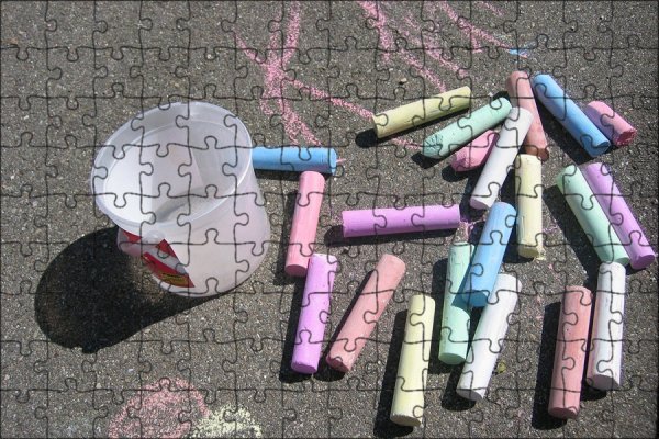 Мелки для рисования на асфальте