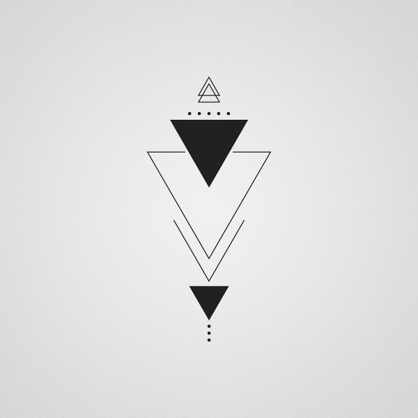 Тату эскизы треугольник