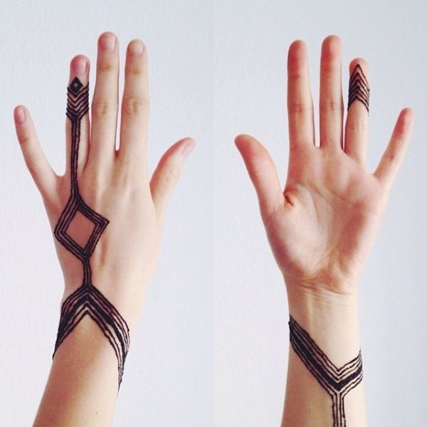 Мехенди Минимализм