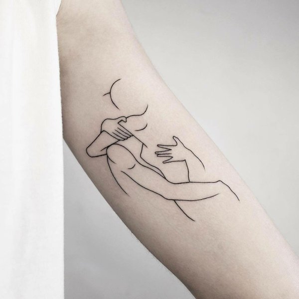 Тату в стиле Минимализм