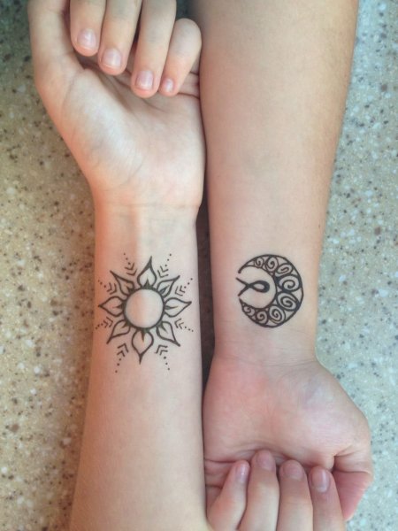 Парные Татуировки хной