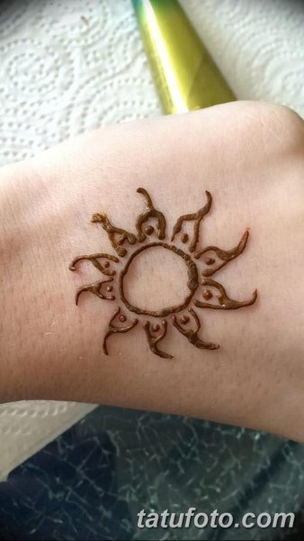 Рисунки хной